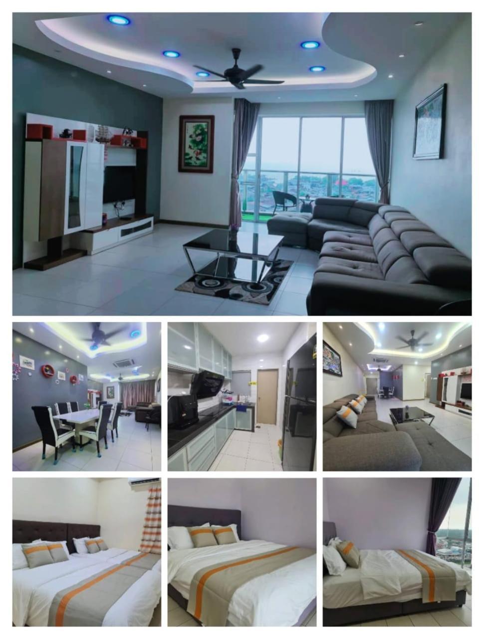 Sekinchan Seaview Homestay 7 High View Bagian luar foto