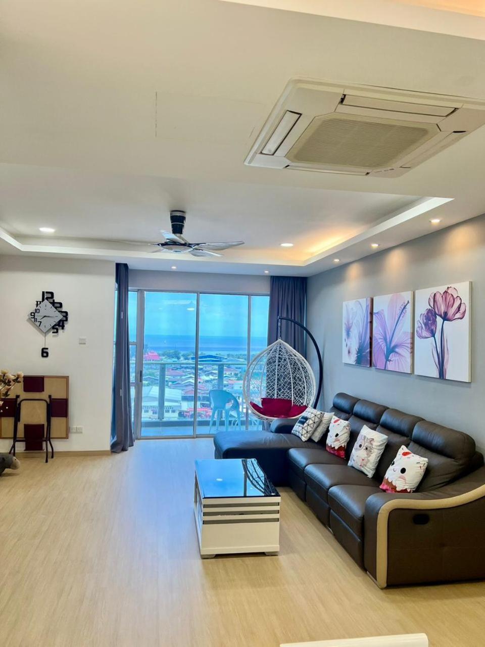 Sekinchan Seaview Homestay 7 High View Bagian luar foto