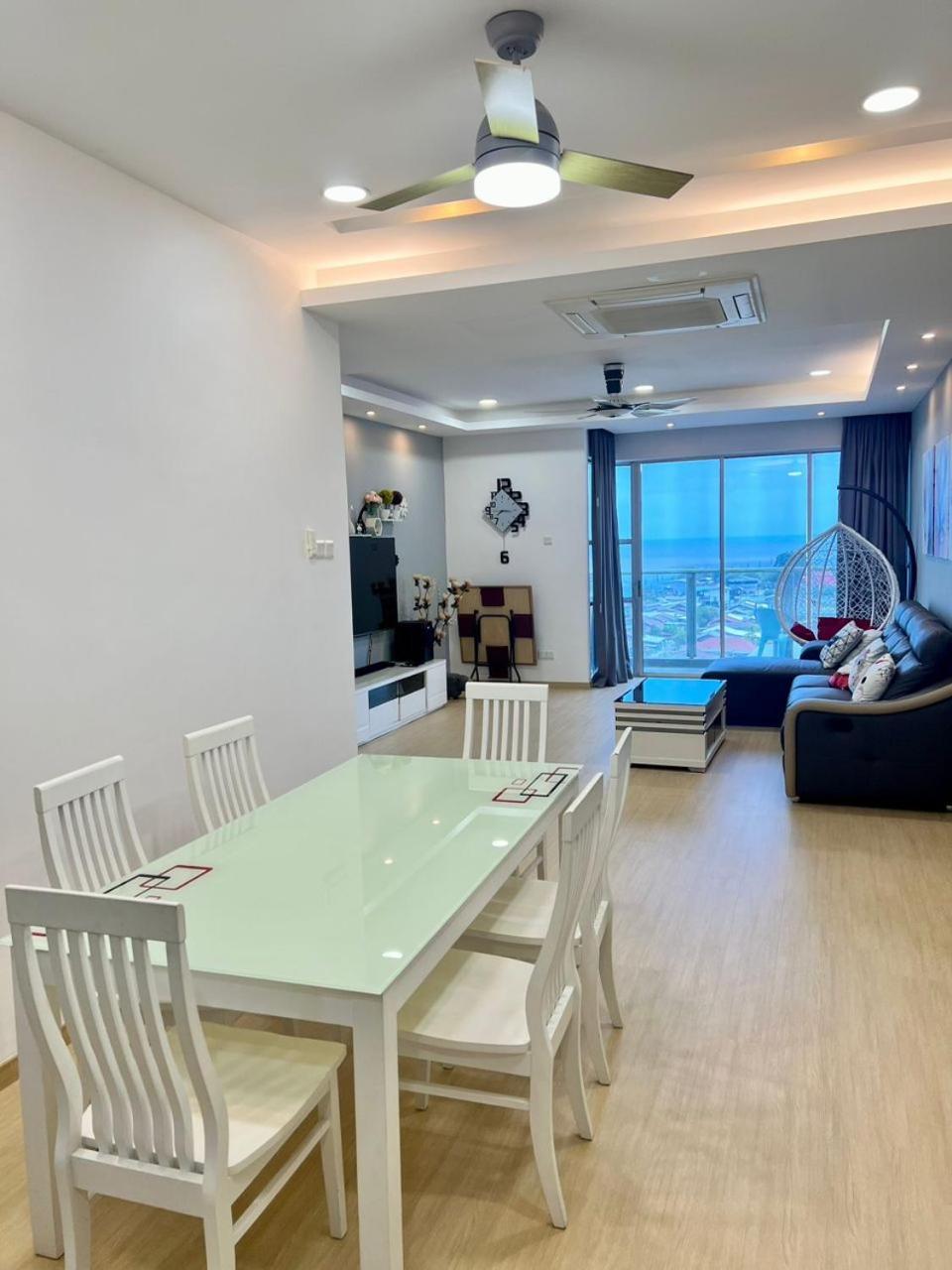 Sekinchan Seaview Homestay 7 High View Bagian luar foto
