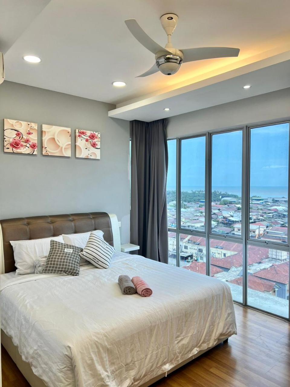 Sekinchan Seaview Homestay 7 High View Bagian luar foto