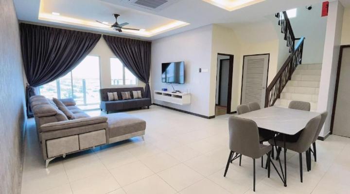 Sekinchan Seaview Homestay 7 High View Bagian luar foto